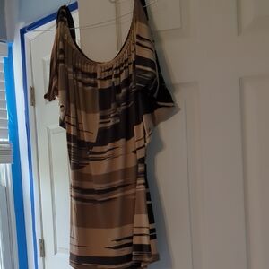 Stylish Brown Striped Top